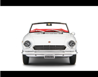 Fiat 124 Sport Spider AS (1438 cc.) 1968 Bianco Laudoracing 1:18 Resinemodell (Türen, Motorhaube... nicht zu öffnen!)